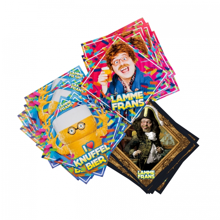 Lamme Frans Stickerpakket (33 stuks) Lamme Frans Stickerpakket (33 stuks)