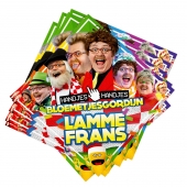 Handjes Bloemetjesgordijn Stickers (11x)