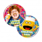 Lamme Frans & Knuffelbier Button