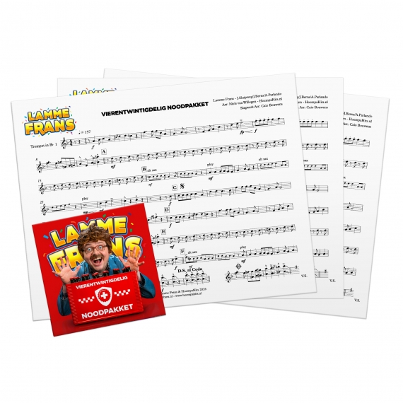 Vierentwintigdelig Noodpakket Bladmuziek (Officiële Uitgave)